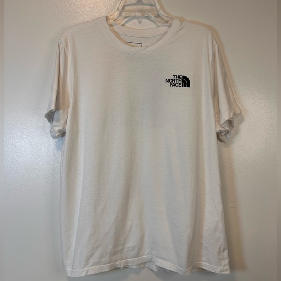 The North Face Women's Short Sleeve T-Shirt White/Apricot Size XL - Picture 2 of 6